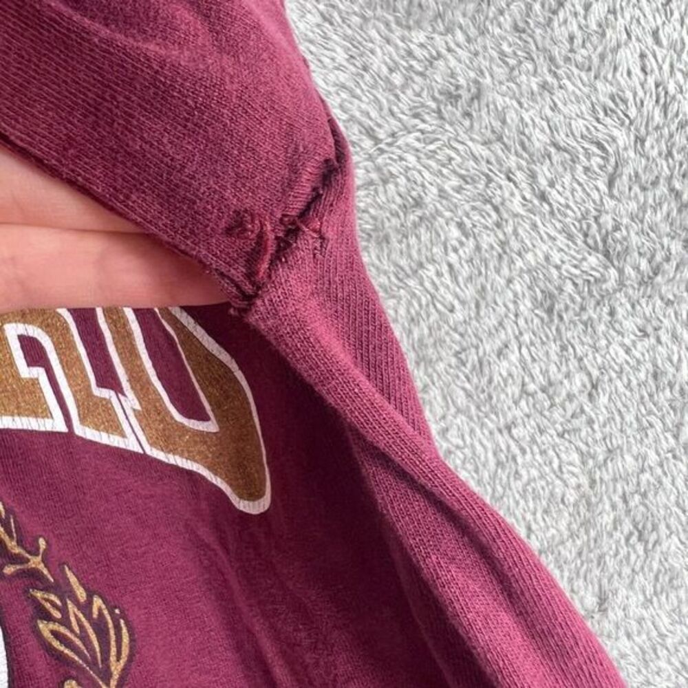 Gildan Burgundy Harvard University Graphic Tee - Picture 4 of 8